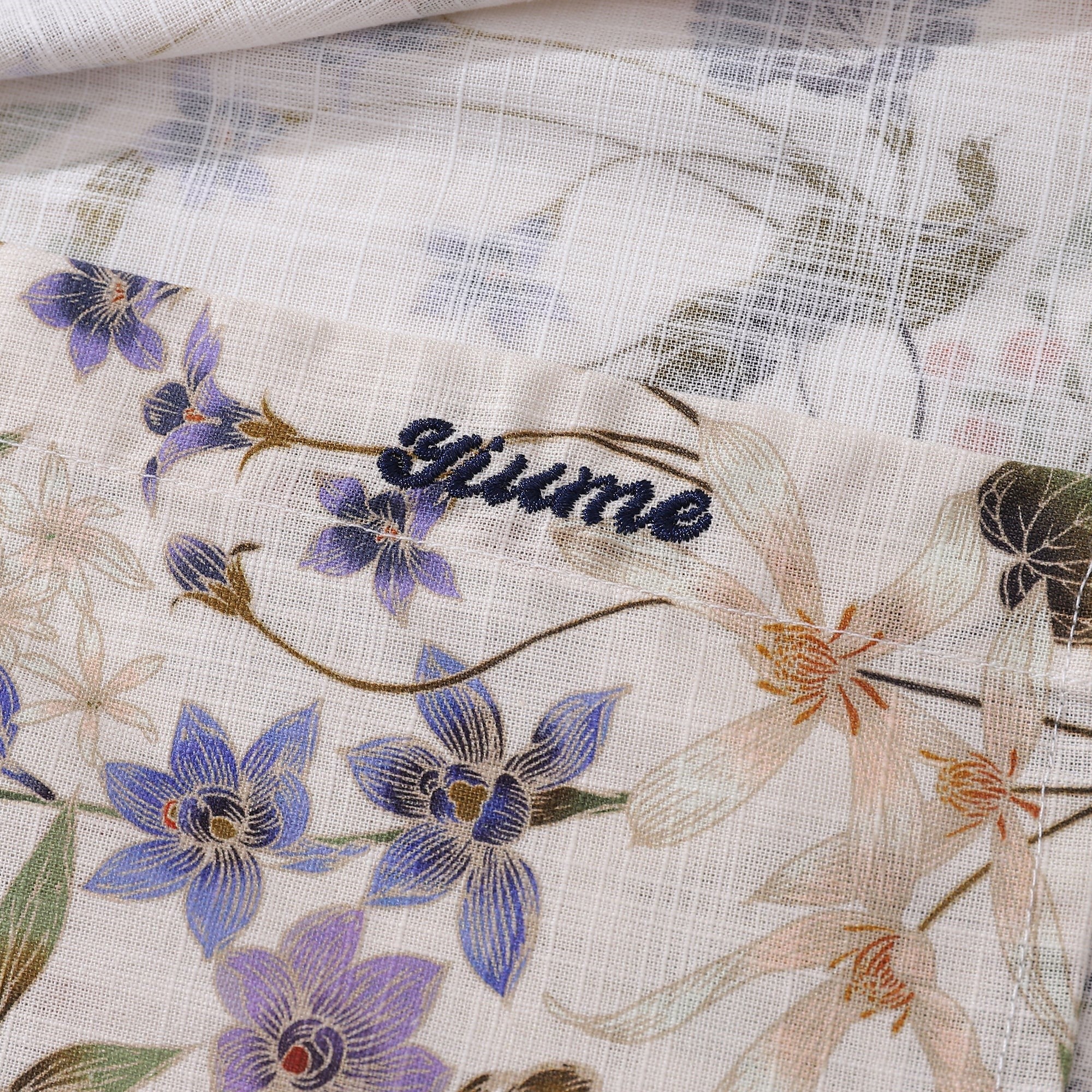 Long Sleeve Hawaiian Shirt For Men Australian Wildflower Mid Cotton Button-down Aloha Shirt Australian Wildflower Mid By Eloise