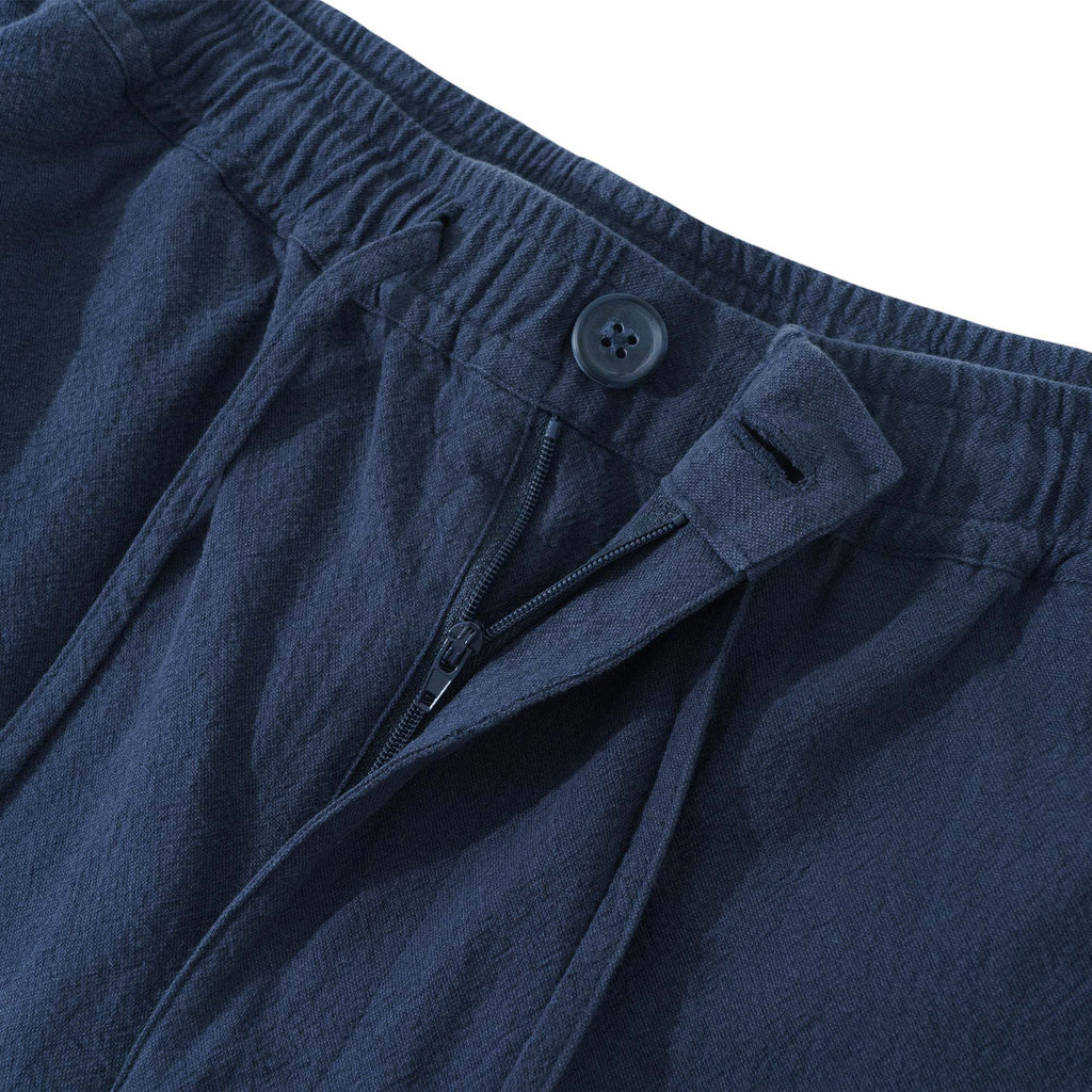 Linen Shorts For Men Mid-Rise Straight Bermuda 8-10 Inch 5-Pocket Shorts