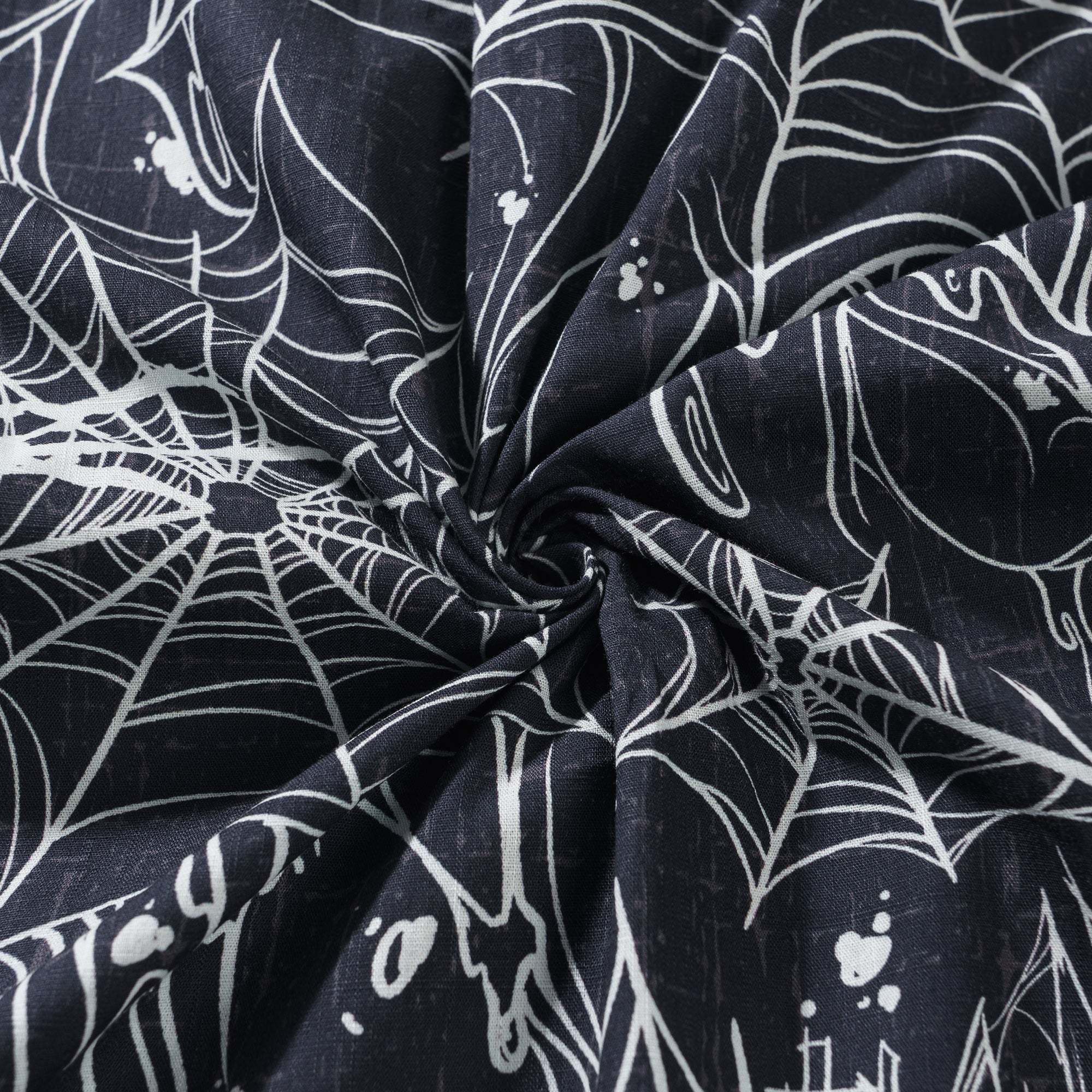Halloween Gift The Hidden Hunter in the City 100% Cotton Men's Short Sleeve Button-down Shirt Aloha Hawaiian