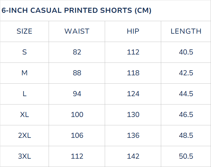 Men's Tiki 6-Inch Shorts 100% Polyester Aloha By TIKIROB Casual Printed Shorts